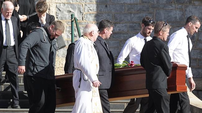 Friends and family pay tribute to Padraig Gaffney in Toowoomba. Friends and family pay tribute to Padraig Gaffney in Toowoomba.
