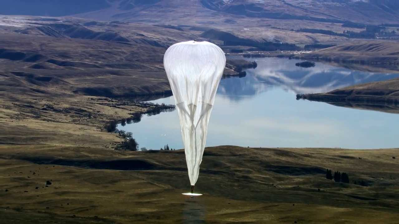 Google's Loon Project hot air balloon. Google's Loon Project hot air balloon.