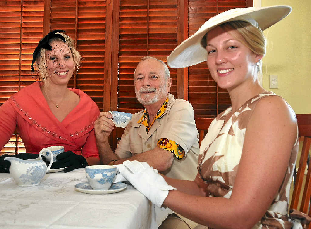 Jill Lowry, Brian Farber and Tamara Murphy are all set for the vintage fashion and high tea event on June 14. Jill Lowry, Brian Farber and Tamara Murphy are all set for the vintage fashion and high tea event on June 14.