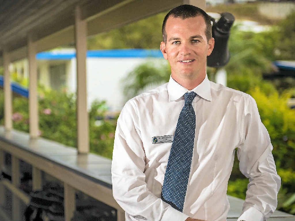 RIGHT AT HOME: Gladstone South State School’s new principal Kurt Goodwin loves his job and is settling in well. RIGHT AT HOME: Gladstone South State School’s new principal Kurt Goodwin loves his job and is settling in well.