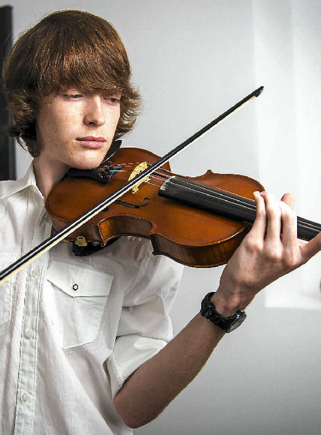 EISTEDDFOD MAESTRO: Sam Cosgrove, 16, is a talented violinist and pianist. EISTEDDFOD MAESTRO: Sam Cosgrove, 16, is a talented violinist and pianist.