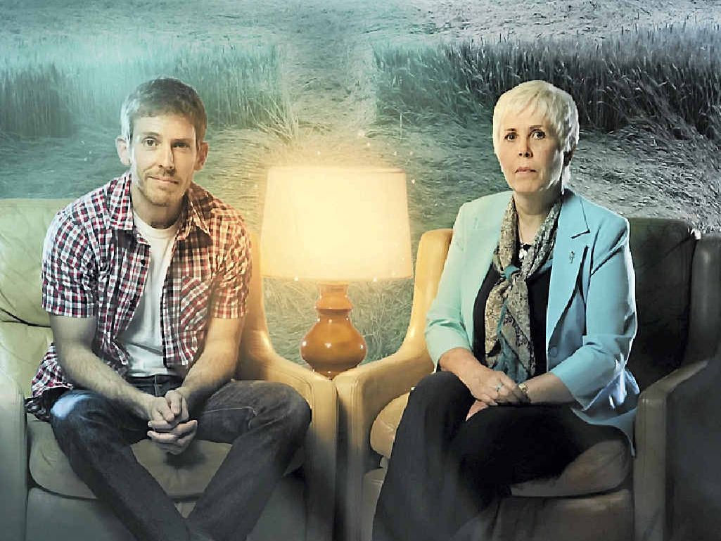 Mary Rodwell and her sceptic son Chris have featured in an SBS documentary about UFOs. Mary Rodwell and her sceptic son Chris have featured in an SBS documentary about UFOs.