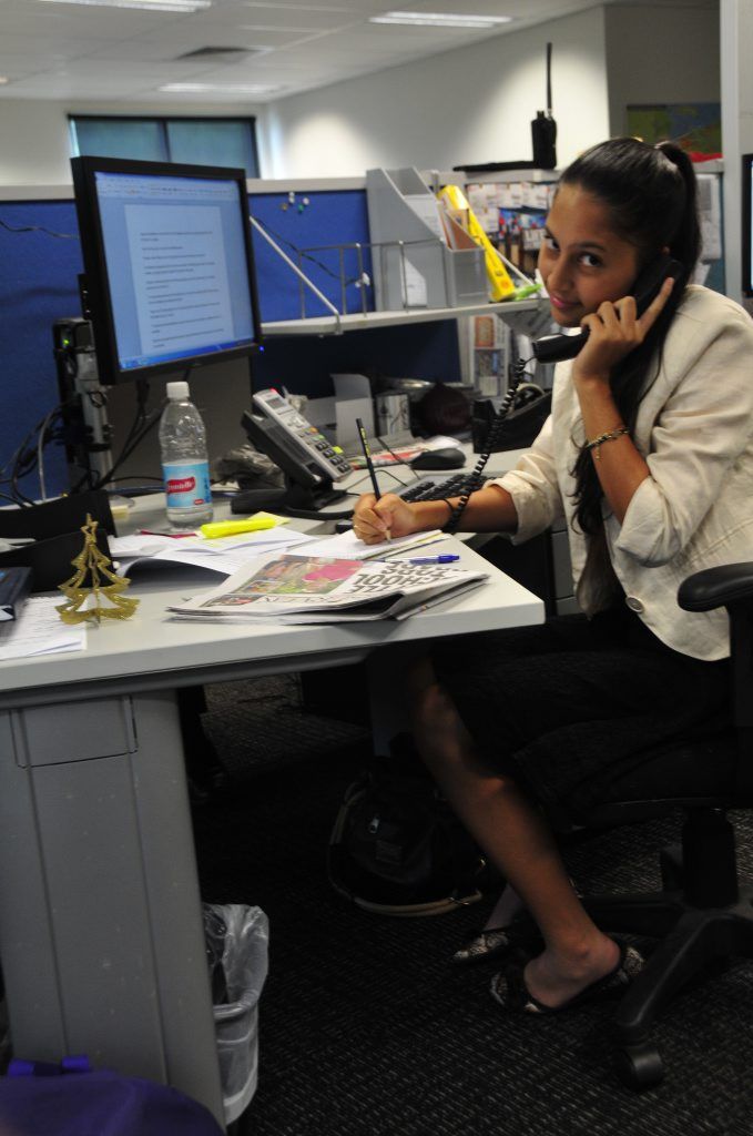 GIRL FRIDAY: Gladstone State High School student Tia Scott undertook work experience at The Gladstone Observer. Photo: Jay Willis/The Observer GIRL FRIDAY: Gladstone State High School student Tia Scott undertook work experience at The Gladstone Observer. Photo: Jay Willis/The Observer