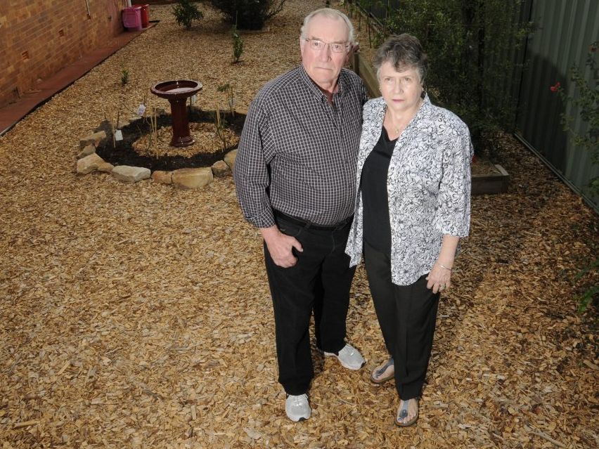 Retired couple, Gary and Jeannette Zeller, have been ripped off by a local gardener. Retired couple, Gary and Jeannette Zeller, have been ripped off by a local gardener.