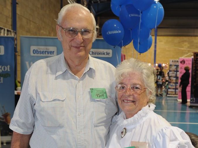 Fraser Coast Show - regulars to the show Tom and Gynette Macnamara. Fraser Coast Show - regulars to the show Tom and Gynette Macnamara.