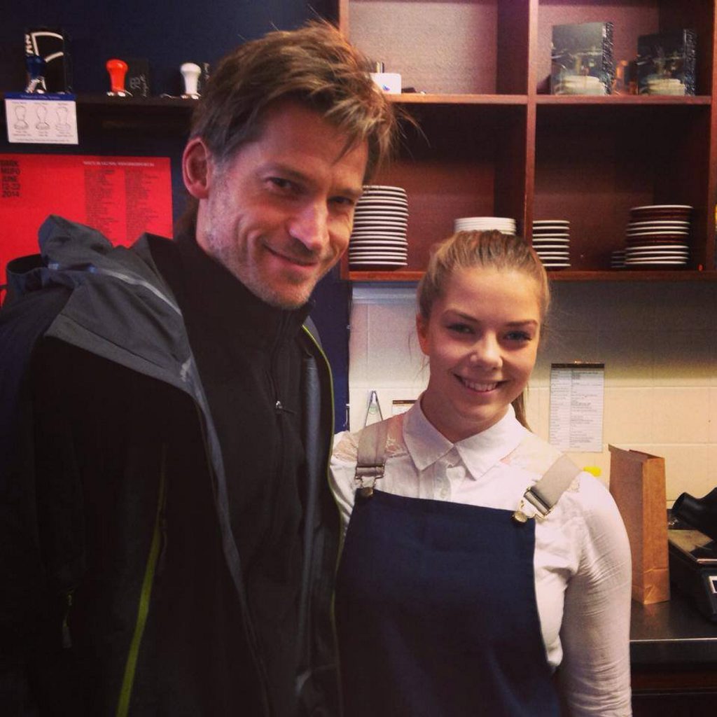 Nikolaj Coster-Waldau photgraphed at Villano Espresso, Hobart. Pic: Villano Espreso/Facebook Nikolaj Coster-Waldau photgraphed at Villano Espresso, Hobart. Pic: Villano Espreso/Facebook