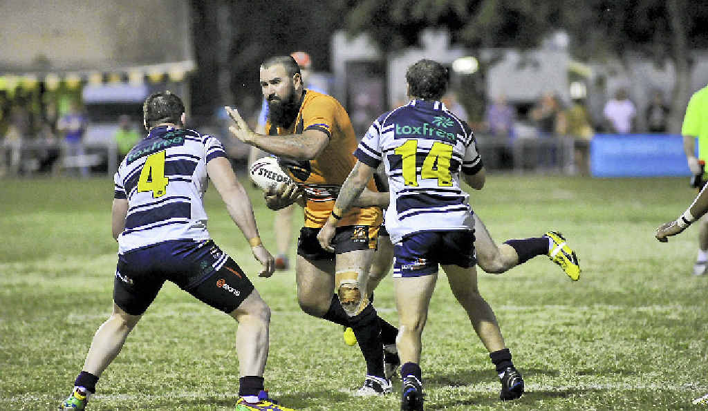 Josh Blatch in action as Brothers take on Wallabys. Josh Blatch in action as Brothers take on Wallabys.