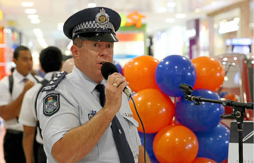 POLICE JINGLE: Acting Inspector Erwin Hoffmann at the launching of the ‘Lock it or lose it’ campaign. POLICE JINGLE: Acting Inspector Erwin Hoffmann at the launching of the ‘Lock it or lose it’ campaign.