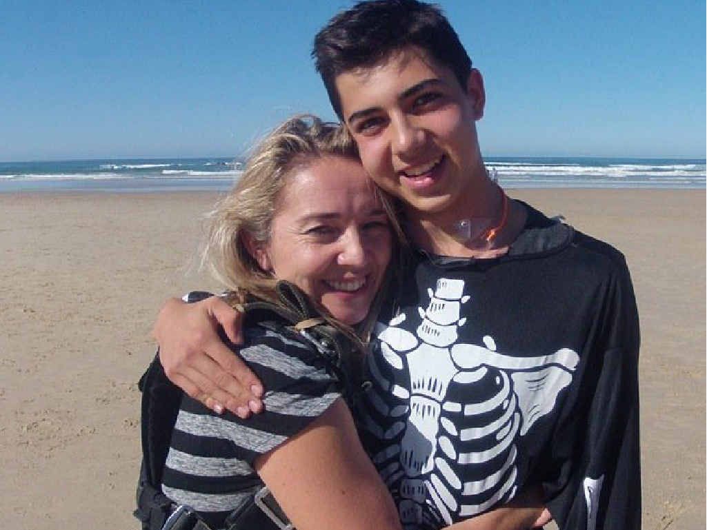 ONE IN 4000: Fifteen-year-old Jay Denti, pictured above with his mother Debbie and below with tandem master Brett Higgins, was part of Skydive Ramblers’ first tandem parachute malfunction in 4000 jumps. ONE IN 4000: Fifteen-year-old Jay Denti, pictured above with his mother Debbie and below with tandem master Brett Higgins, was part of Skydive Ramblers’ first tandem parachute malfunction in 4000 jumps.
