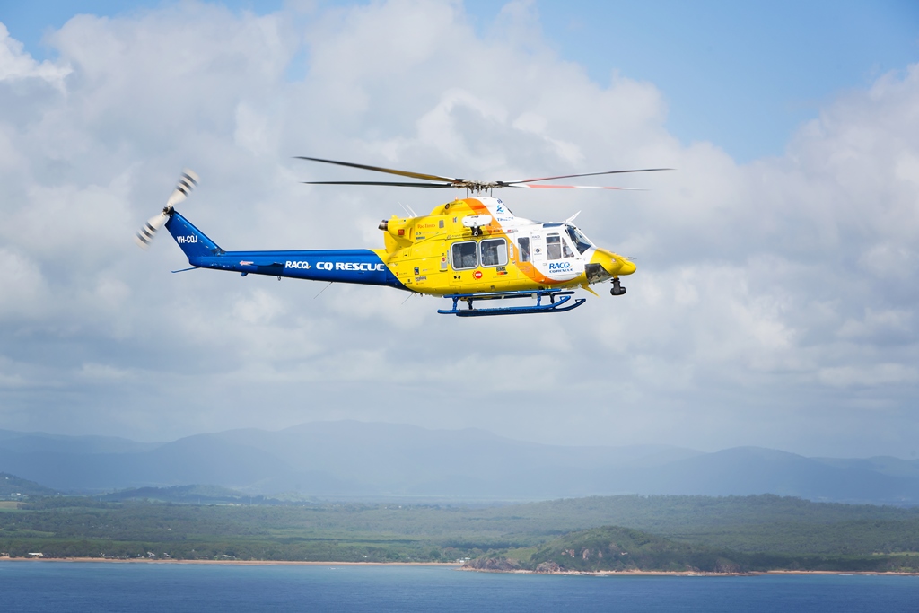RACQ CQ Rescue helicopter. RACQ CQ Rescue helicopter.