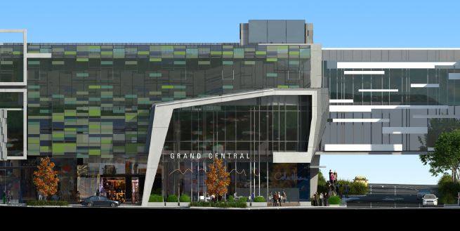 An artist's impression of the redeveloped Grand Central and Gardentown shopping centres. An artist's impression of the redeveloped Grand Central and Gardentown shopping centres.