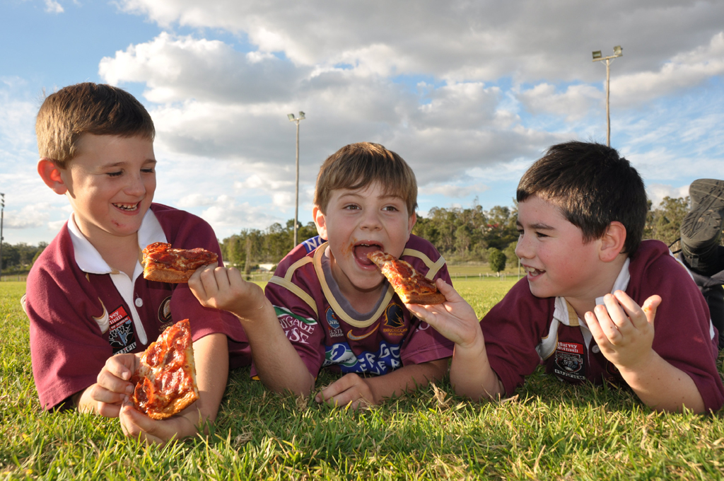 Seven year olds Jesse Scanlan, Toby Usher and Cooper Morton have never seen NSW win a series, and don't expect them to any time soon. Photo: Kirsten Payne Seven year olds Jesse Scanlan, Toby Usher and Cooper Morton have never seen NSW win a series, and don't expect them to any time soon. Photo: Kirsten Payne