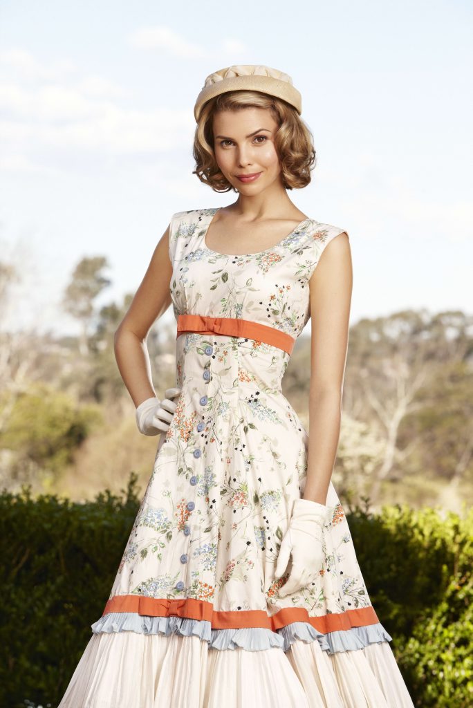 Abby Earl as Anna Bligh in A Place to Call Home. Abby Earl as Anna Bligh in A Place to Call Home.