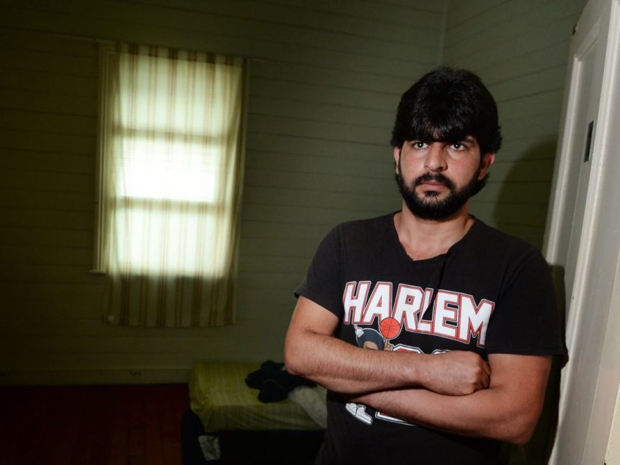 Kurdish refugee Ali Palavaneh is caught in an immigration nightmare where he has no state to return to but his bridging visa has been revoked and the Department of Immigration has ordered him to return to his home country. Photo: Chris Ison / The Morning Bulletin Kurdish refugee Ali Palavaneh is caught in an immigration nightmare where he has no state to return to but his bridging visa has been revoked and the Department of Immigration has ordered him to return to his home country. Photo: Chris Ison / The Morning Bulletin