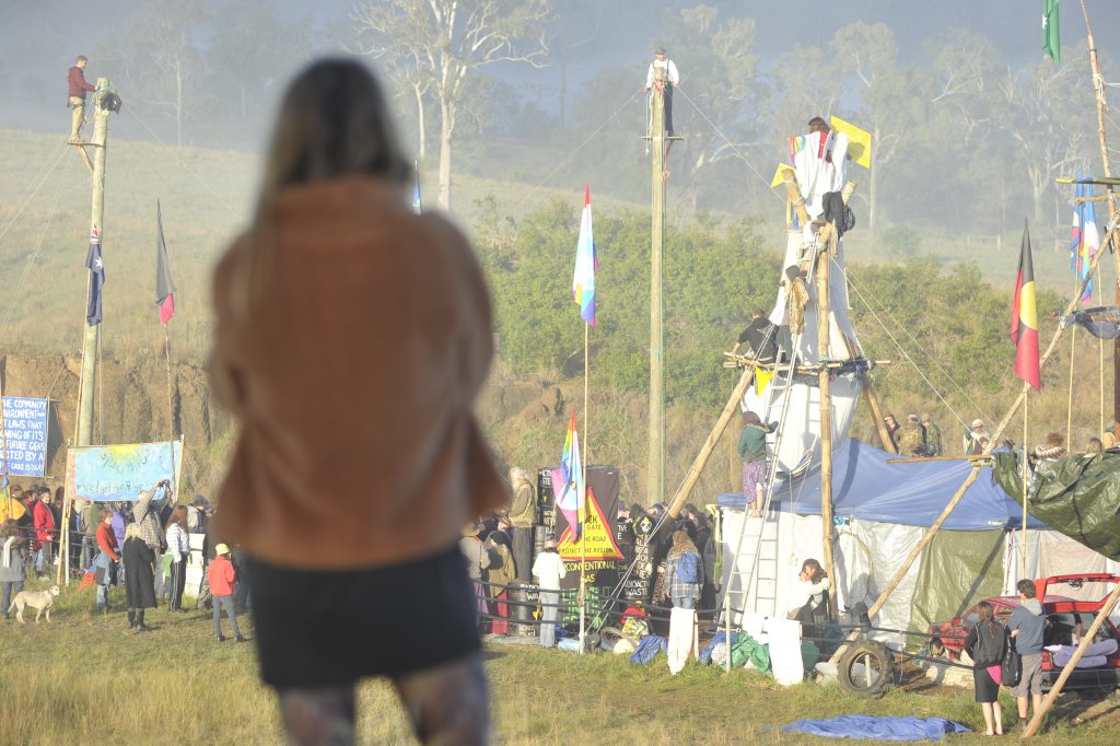 The community will mark one year since the tents and tripods were cleared from the Bentley Blockade site. The community will mark one year since the tents and tripods were cleared from the Bentley Blockade site.
