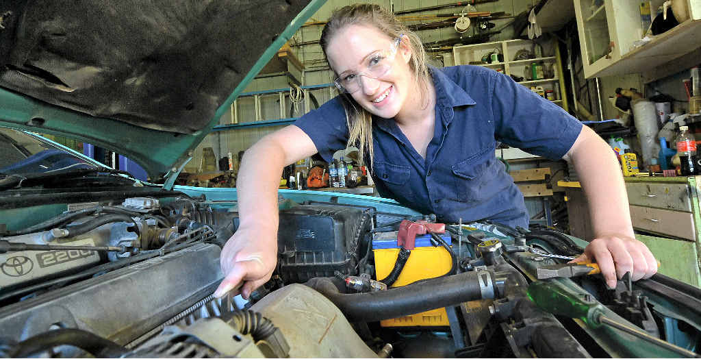 REVVED UP ABOUT CARS: Stephanie Alexander loves cars and desperately wants an automotive apprenticeship but believes being a woman has been a disadvantage in her quest for employment. REVVED UP ABOUT CARS: Stephanie Alexander loves cars and desperately wants an automotive apprenticeship but believes being a woman has been a disadvantage in her quest for employment.
