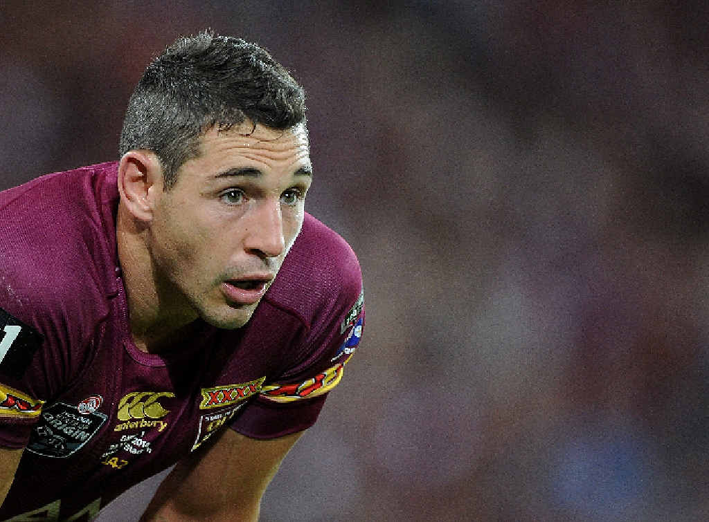 Maroons fullback Billy Slater. Maroons fullback Billy Slater.