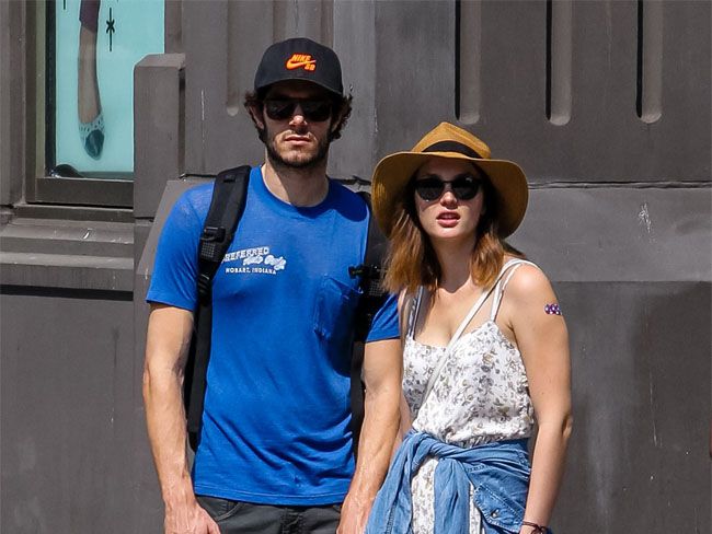 Adam Brody and wife Leighton Meester Adam Brody and wife Leighton Meester