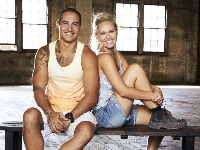 House Rules contestants Maddi and Lloyd from Townsville. House Rules contestants Maddi and Lloyd from Townsville.