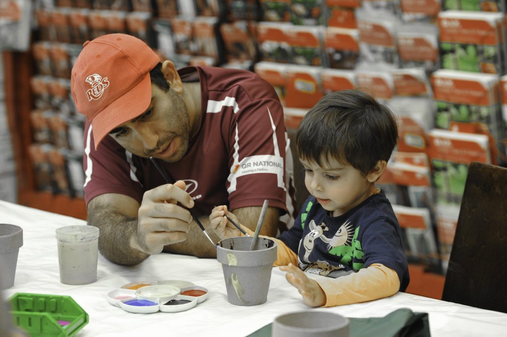 Kids DIY workshop at Bunnings.