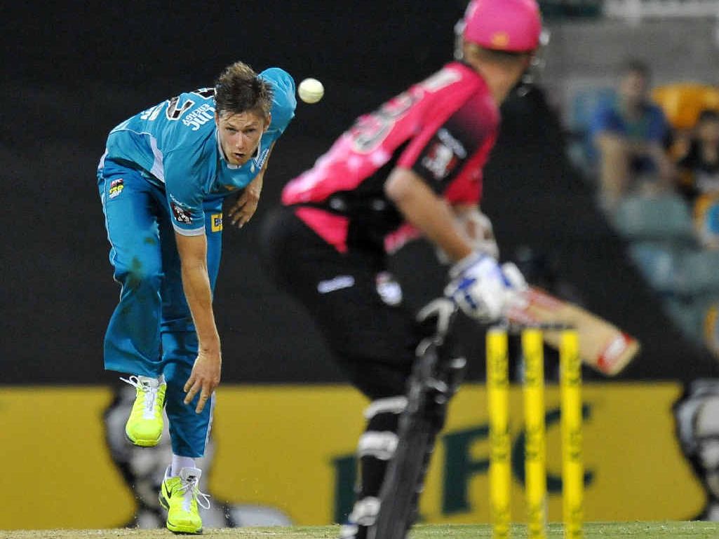 MAIN MAN: Cameron Gannon has re-signed with the Brisbane Heat for the coming Summer’s Big Bash League. MAIN MAN: Cameron Gannon has re-signed with the Brisbane Heat for the coming Summer’s Big Bash League.