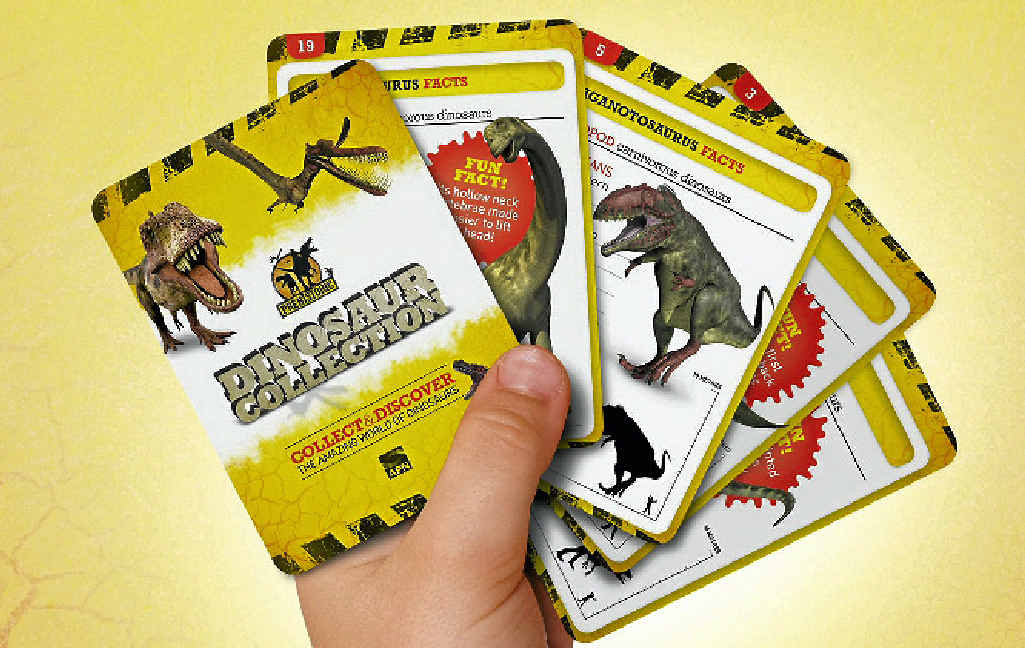 COLLECT THEM ALL: Get your dinosaur card token in each day’s Observer. COLLECT THEM ALL: Get your dinosaur card token in each day’s Observer.
