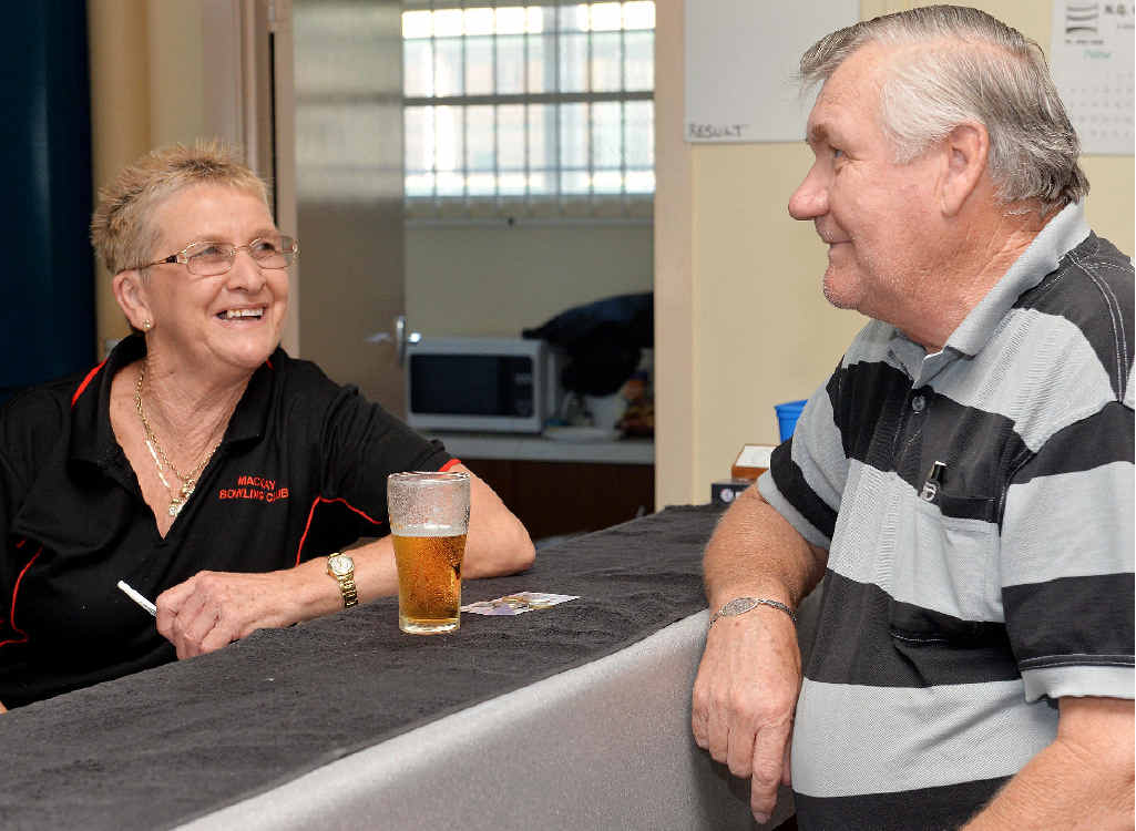 At Mackay Bowls club Leslie Pullen and Ray Higgins welcome the “backflip” by premier Campbell Newman to reinstate pensioner and senior concessions. At Mackay Bowls club Leslie Pullen and Ray Higgins welcome the “backflip” by premier Campbell Newman to reinstate pensioner and senior concessions.