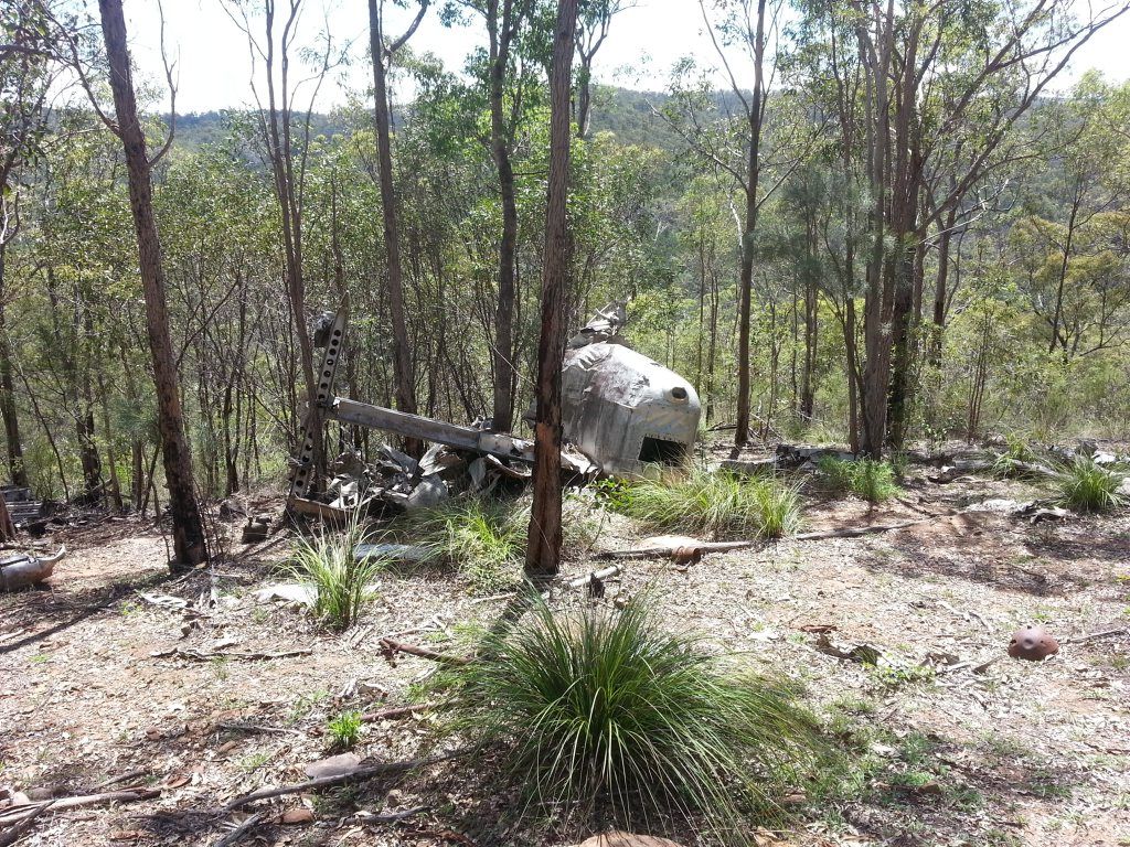 TRAGIC PAST: Crash site of Beautiful Betsy, a Second World War B-24D Liberator Bomber aircraft, that crashed in Kroombit Tops National Park in 1945. TRAGIC PAST: Crash site of Beautiful Betsy, a Second World War B-24D Liberator Bomber aircraft, that crashed in Kroombit Tops National Park in 1945.
