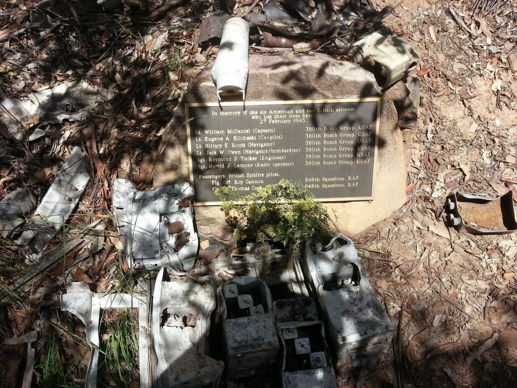 Crash site of Beautiful Betsy, a World War II B-24D Liberator Bomber aircraft, which tragically crashed in Kroombit Tops National Park in 1945, its whereabouts unknown until it was discovered in 1994. Crash site of Beautiful Betsy, a World War II B-24D Liberator Bomber aircraft, which tragically crashed in Kroombit Tops National Park in 1945, its whereabouts unknown until it was discovered in 1994.