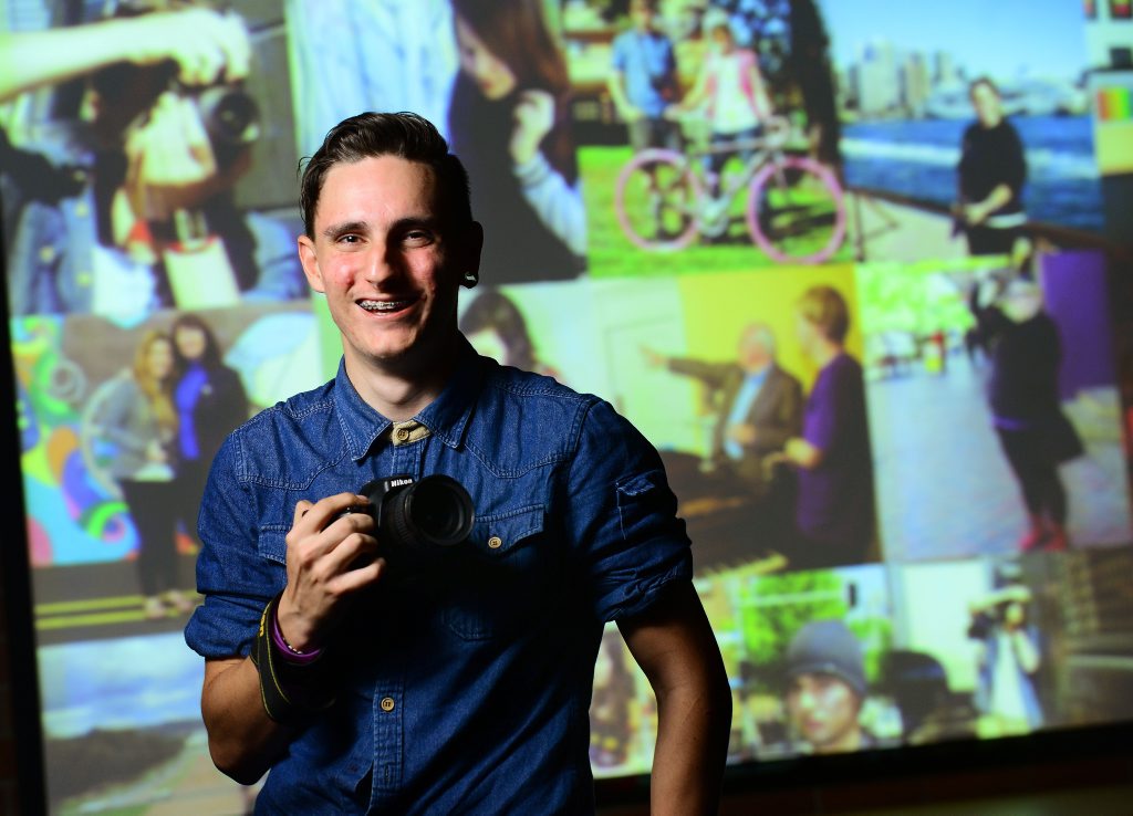 RISING ABOVE: The exhibit features photographs taken by young people like Dillon Hamilton. RISING ABOVE: The exhibit features photographs taken by young people like Dillon Hamilton.