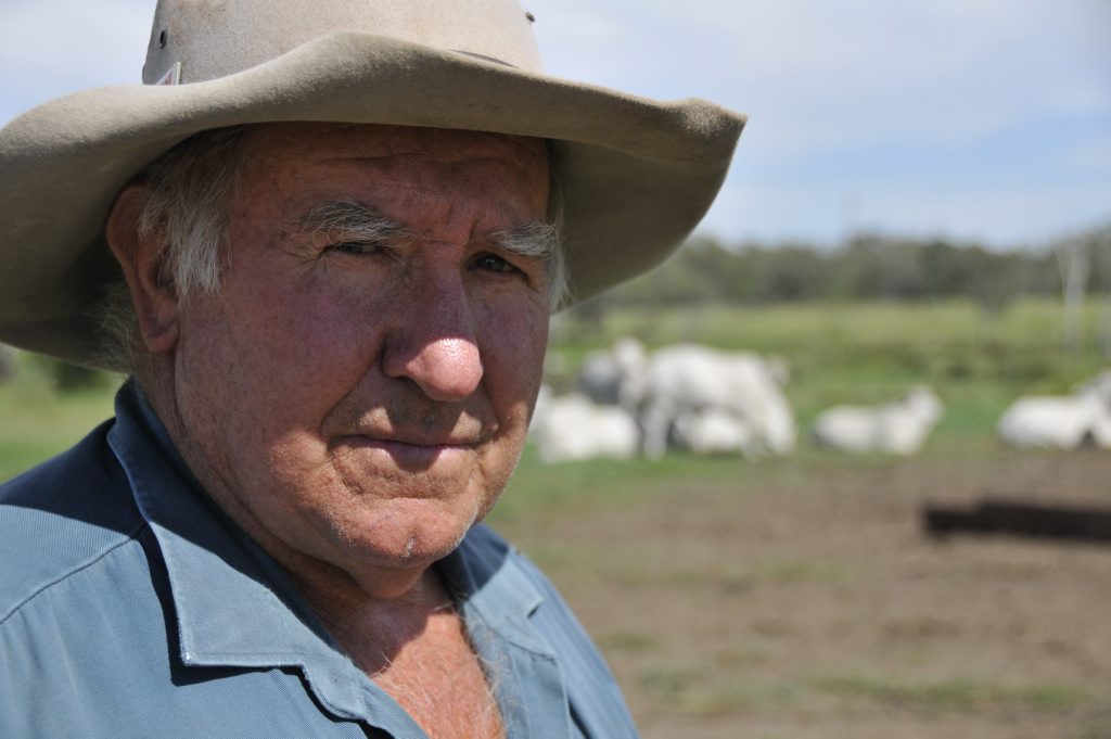 Western Downs stud owner Bill Dahlheimer struggling to sell property due to nearby Kogan Creek power station and coal mine. John Farmer Western Downs stud owner Bill Dahlheimer struggling to sell property due to nearby Kogan Creek power station and coal mine. John Farmer