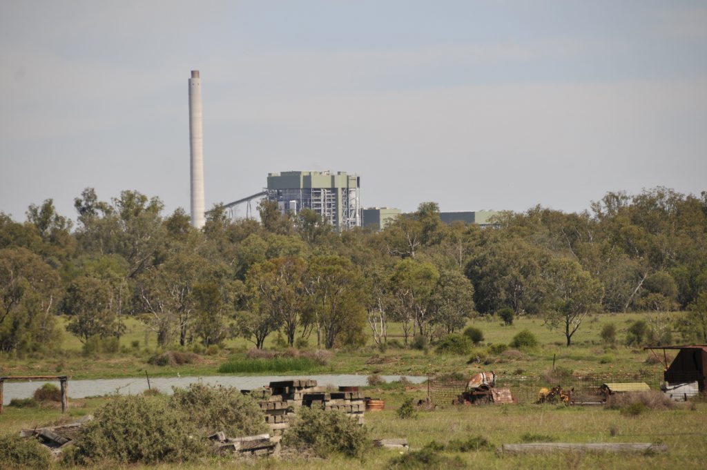 Kogan Creek power station as seen from Bill and Lyn Dahlheimer's property near Brigalow on the Western Downs. John Farmer Kogan Creek power station as seen from Bill and Lyn Dahlheimer's property near Brigalow on the Western Downs. John Farmer