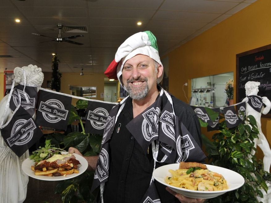 Woggies owner Dom Rognoni is thrilled at the restaurant's Town Proud nomination in the new business category. Woggies owner Dom Rognoni is thrilled at the restaurant's Town Proud nomination in the new business category.