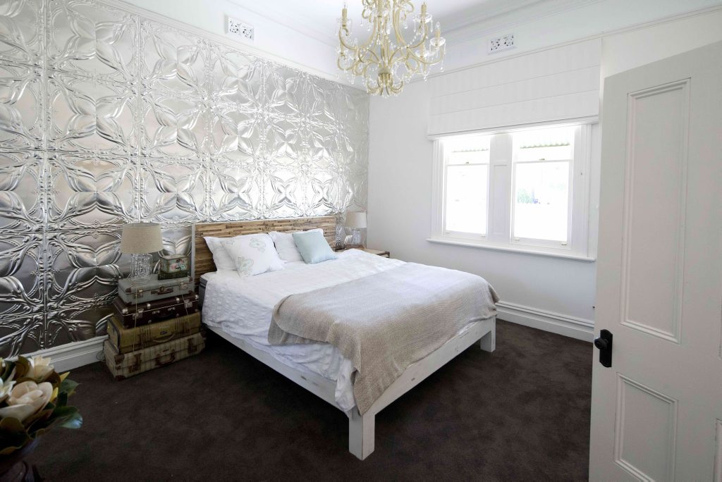 Bomber and Mel's new master bedroom designed by Adam and Lisa. Bomber and Mel's new master bedroom designed by Adam and Lisa.