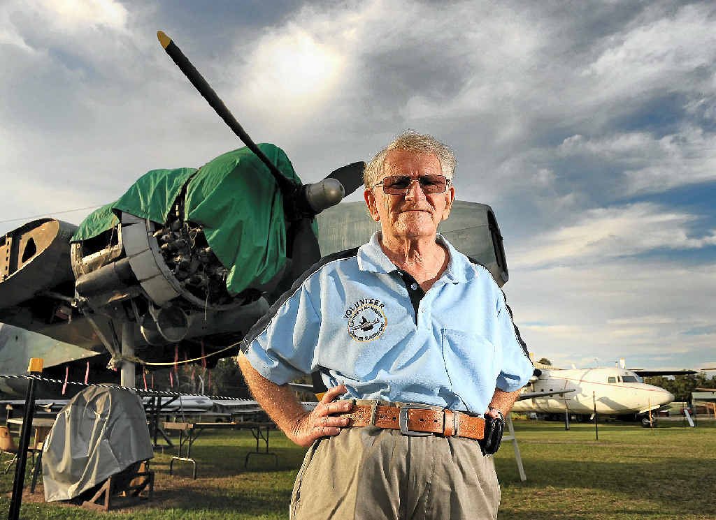AVIATION ENTHUSIAST: Queensland Air Museum volunteer Michael Hinsbey receives an OAM for services to aviation history. AVIATION ENTHUSIAST: Queensland Air Museum volunteer Michael Hinsbey receives an OAM for services to aviation history.