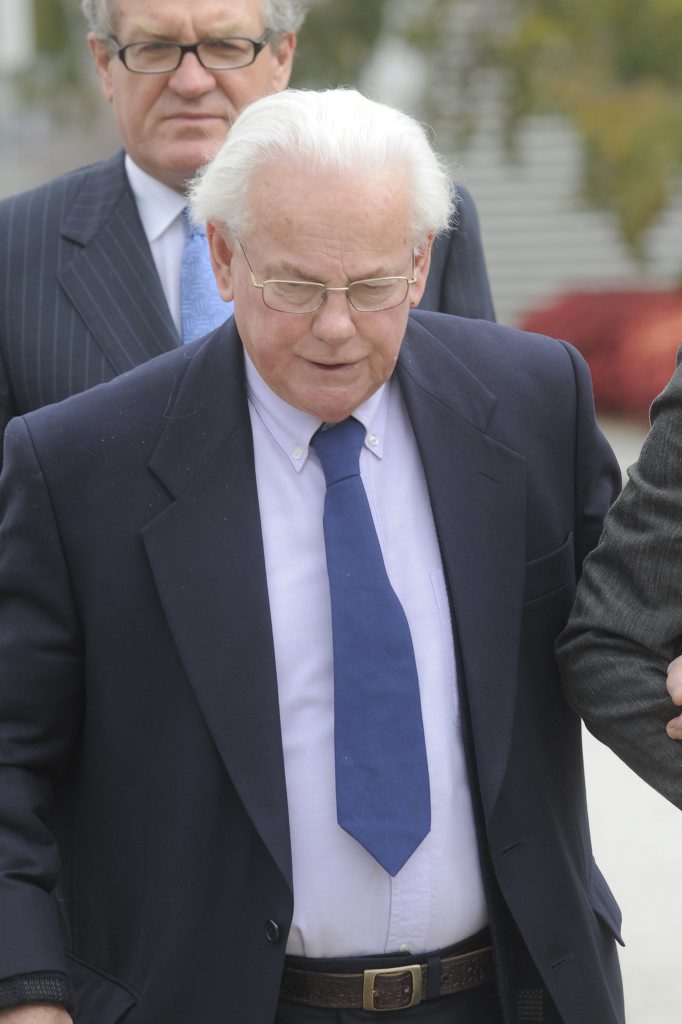 Retired Marist brother John Chute leaves the courts in Canberra, Thursday, June 5, 2008. Mr Chute has pleaded guilty to 19 counts of committing an indecent act with a child between 1981 and 1987. (AAP Image/Alan Porritt) NO ARCHIVING Retired Marist brother John Chute leaves the courts in Canberra, Thursday, June 5, 2008. Mr Chute has pleaded guilty to 19 counts of committing an indecent act with a child between 1981 and 1987. (AAP Image/Alan Porritt) NO ARCHIVING