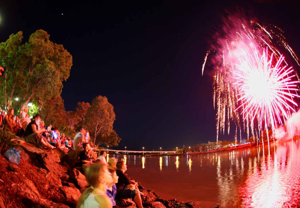 SHINING BRIGHT: Fireworks will be included in a jam-packed program being organised for the inaugural Rockhampton River Festival in 2015. SHINING BRIGHT: Fireworks will be included in a jam-packed program being organised for the inaugural Rockhampton River Festival in 2015.