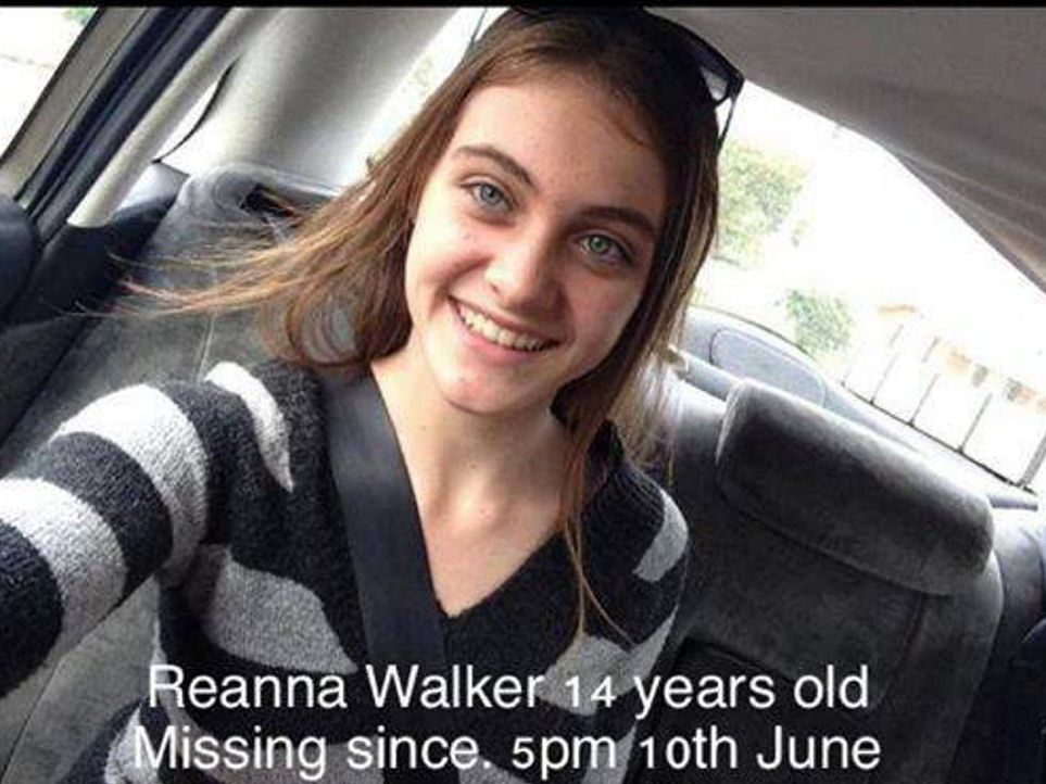 Reanna Walker was last seen wearing this jumper when she disappeared. Reanna Walker was last seen wearing this jumper when she disappeared.
