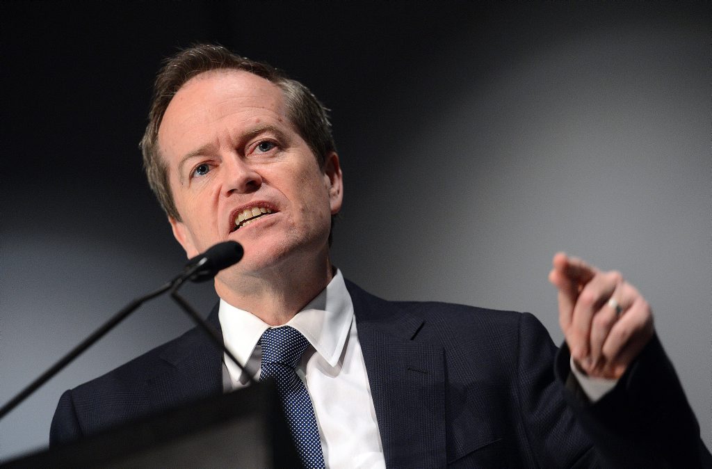 Opposition leader Bill Shorten looks on during an address to the Australian Council of Social Services (ACOSS) National Conference in Brisbane today. (AAP Image/Dave Hunt) Opposition leader Bill Shorten looks on during an address to the Australian Council of Social Services (ACOSS) National Conference in Brisbane today. (AAP Image/Dave Hunt)