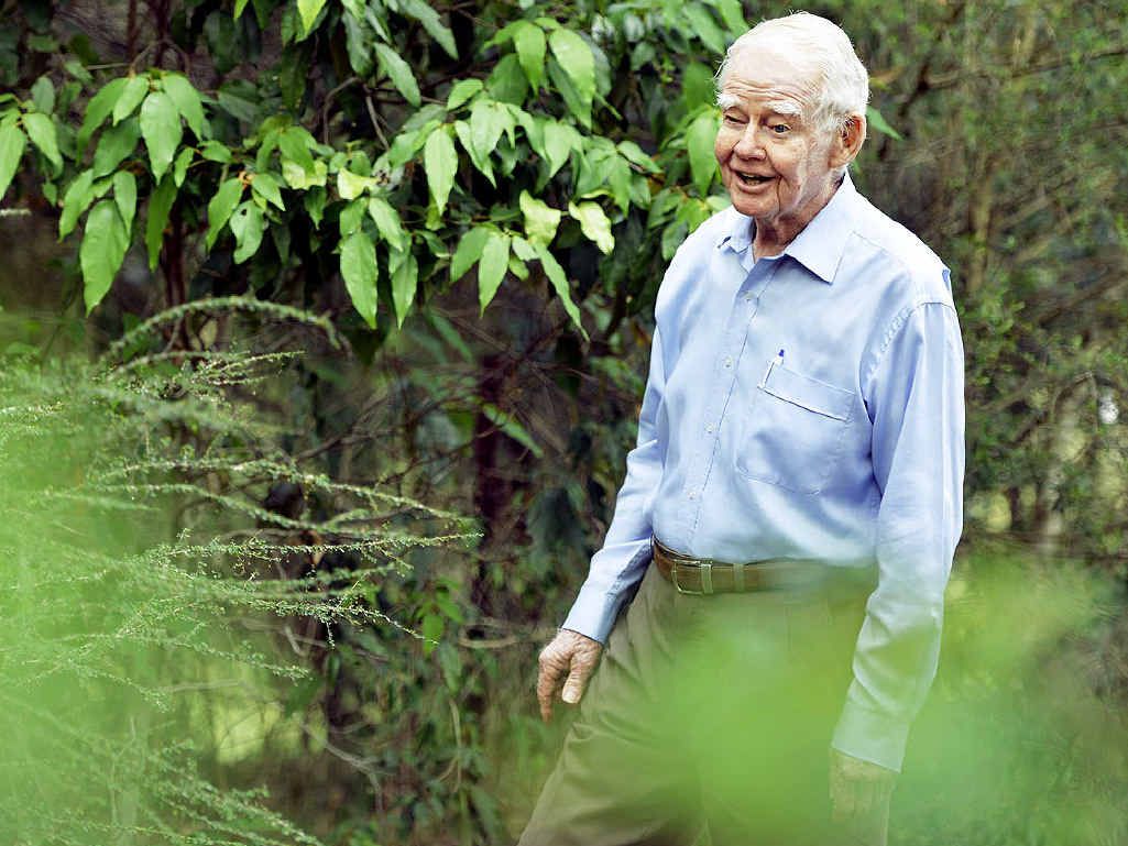 REAPING REWARDS: Arnold Rieck is dedicated to preserving plants on the Rosewood Scrub Arboretum. REAPING REWARDS: Arnold Rieck is dedicated to preserving plants on the Rosewood Scrub Arboretum.