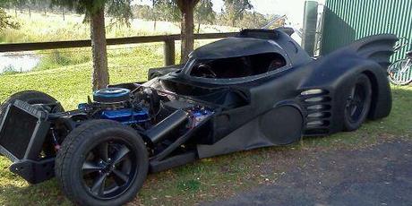 The Batmobile during the build process. Photos / Supplied The Batmobile during the build process. Photos / Supplied