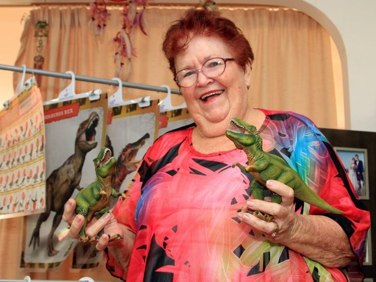 Merle Begaud with her collection she has won from The Chronicle. Photo: Brendan Bufi / Fraser Coast Chronicle