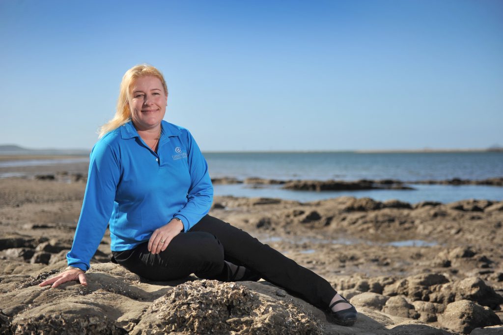 Conservation Volunteers Australia Gladstone co-ordinator Jodi Jones is in the place she calls her backyard, the mouth of the Boyne River, at Boyne Island. Conservation Volunteers Australia Gladstone co-ordinator Jodi Jones is in the place she calls her backyard, the mouth of the Boyne River, at Boyne Island.