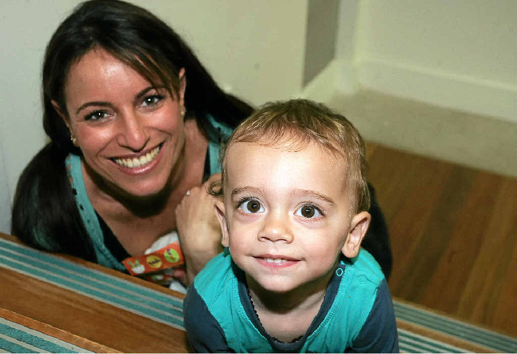 Sarah Smith with baby Finn, now full of life after beating meningococcal. Sarah Smith with baby Finn, now full of life after beating meningococcal.