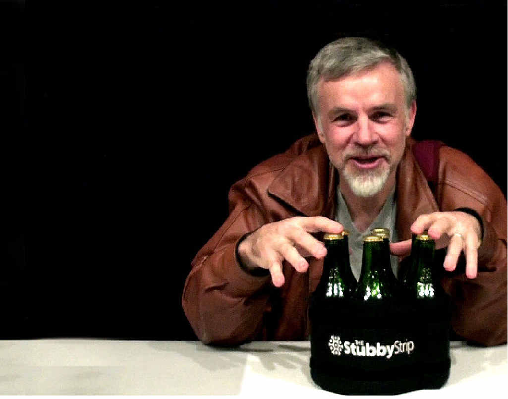 TOP IDEA: Brett Gresham’s aversion to warm beers on the go has resulted in the Stubby Strip - an invention he first made using his wife’s sewing machine. TOP IDEA: Brett Gresham’s aversion to warm beers on the go has resulted in the Stubby Strip - an invention he first made using his wife’s sewing machine.