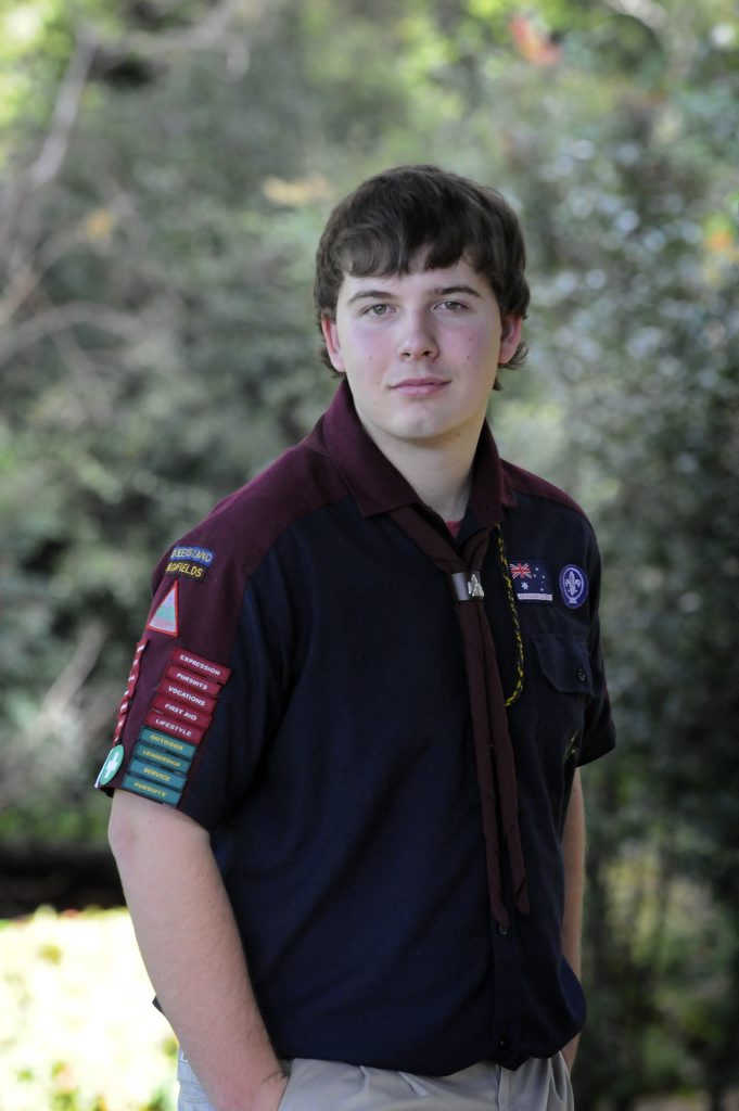 Alex Doyle has won a national scouting scholarship. 