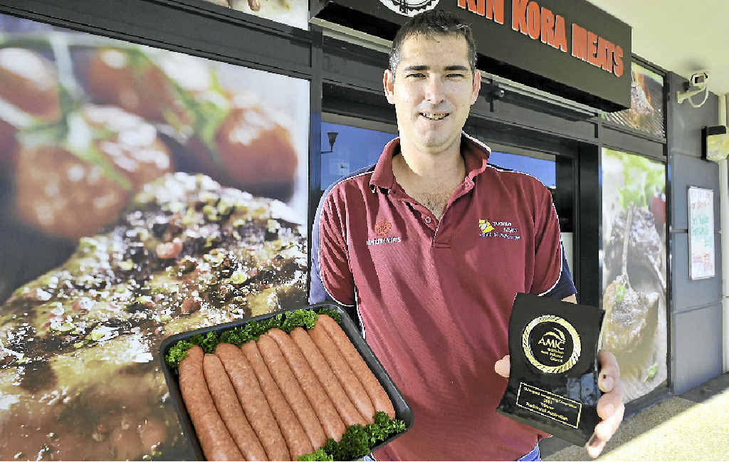 Gladstone butchers take out sausage king titles Observer