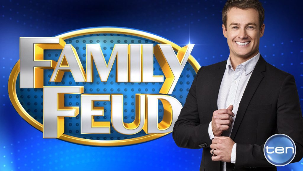 Grant Denyer will host Channel 10's new version of Family Feud. Supplied by Network Ten. Grant Denyer will host Channel 10's new version of Family Feud. Supplied by Network Ten.