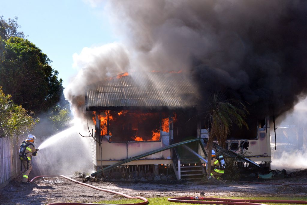 A house fire in Mudjimba. Photo: John McCutcheon / Sunshine Coast Daily A house fire in Mudjimba. Photo: John McCutcheon / Sunshine Coast Daily