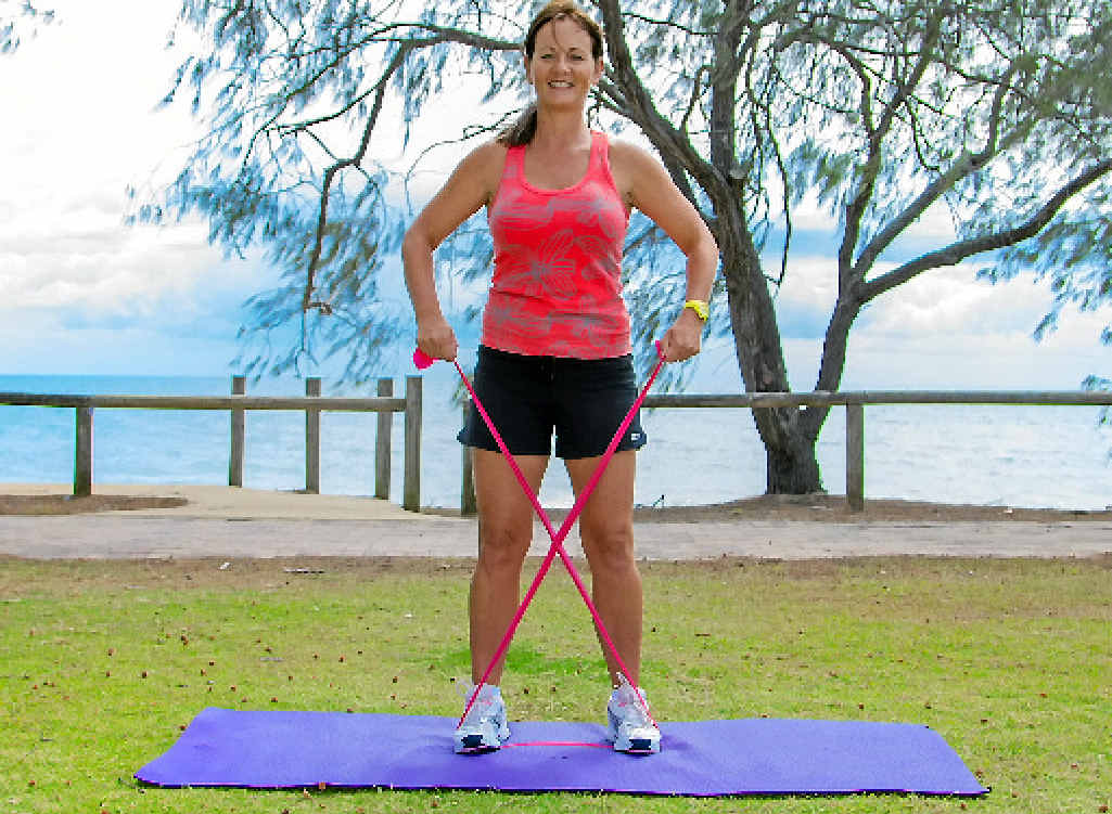 TAPERED TO SUIT: Local fitness trainer Leanne Shorter. TAPERED TO SUIT: Local fitness trainer Leanne Shorter.